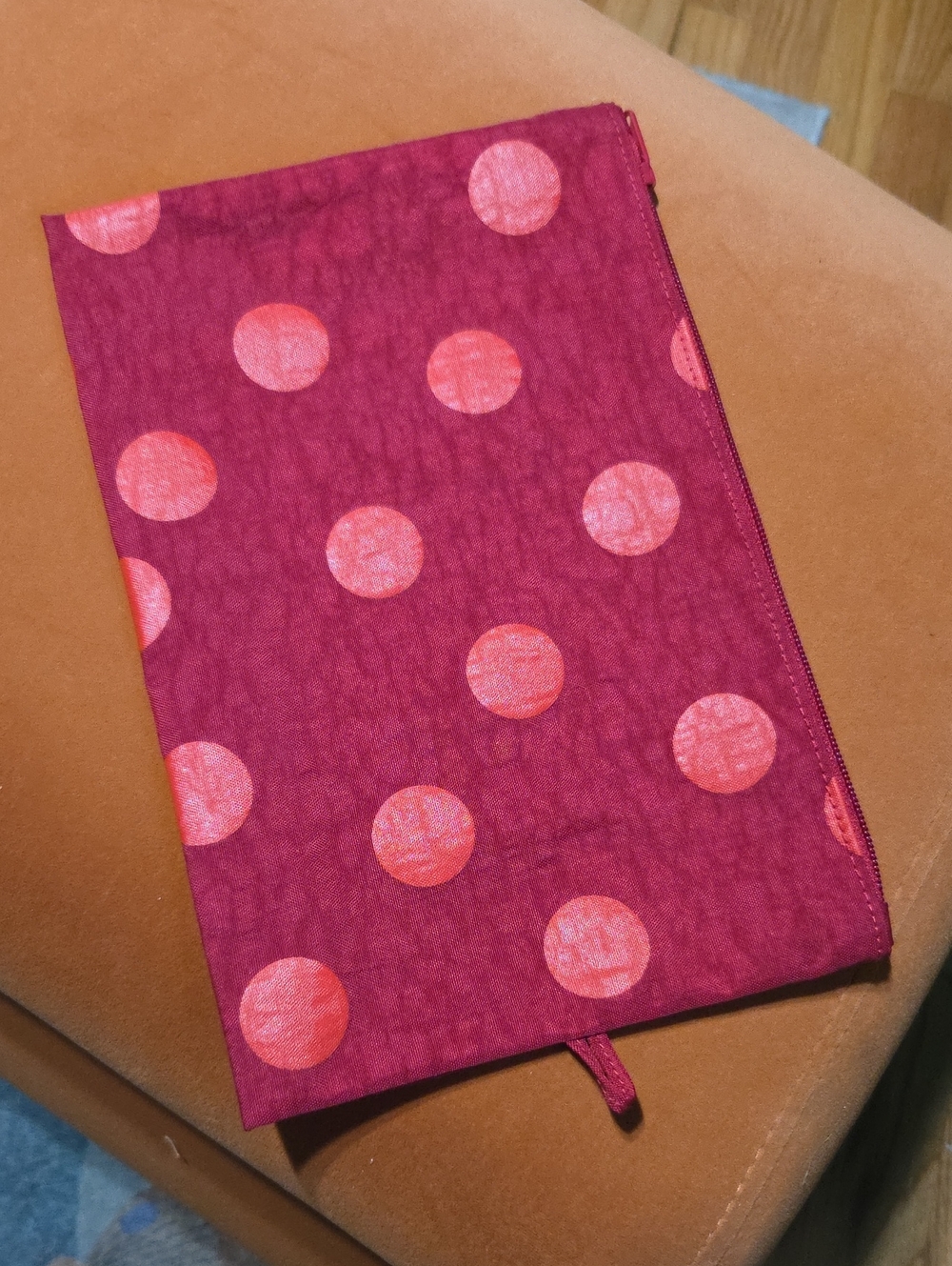 BAGGU Large Flat Pouch - Polka Dot Mix (Red)